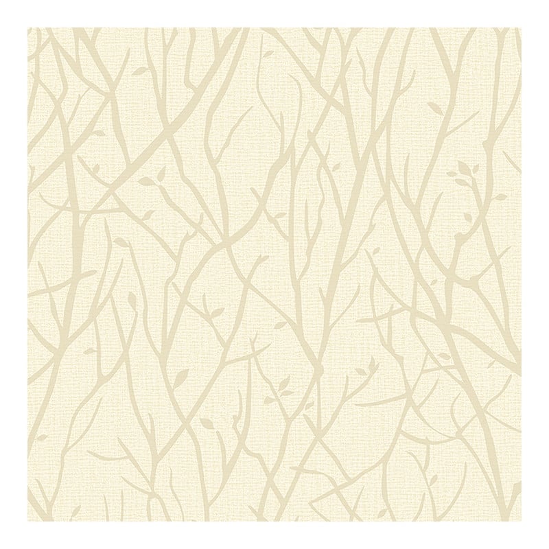 Advantage Kaden Champagne Branches Wallpaper - 21 x 396 x 0.025