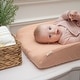 preview thumbnail 3 of 4, Violet Daisy Tuck Quilted Changing Pad Cover