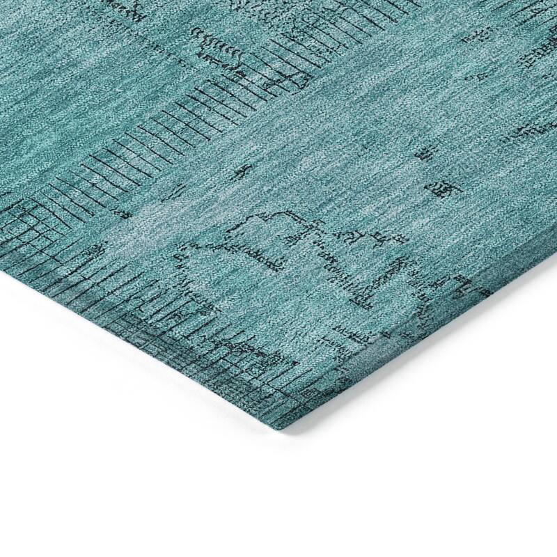 Machine Washable Indoor/ Outdoor Chantille Boho Moroccan Rug