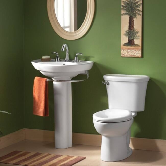 American Standard Ravenna Pedestal Sink Only with 24-1/4" Length and