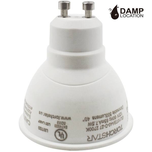 Shop Mr16 Gu10 Led Light Bulb Dimmable 7 5w 75w Equiv Pack Of 72