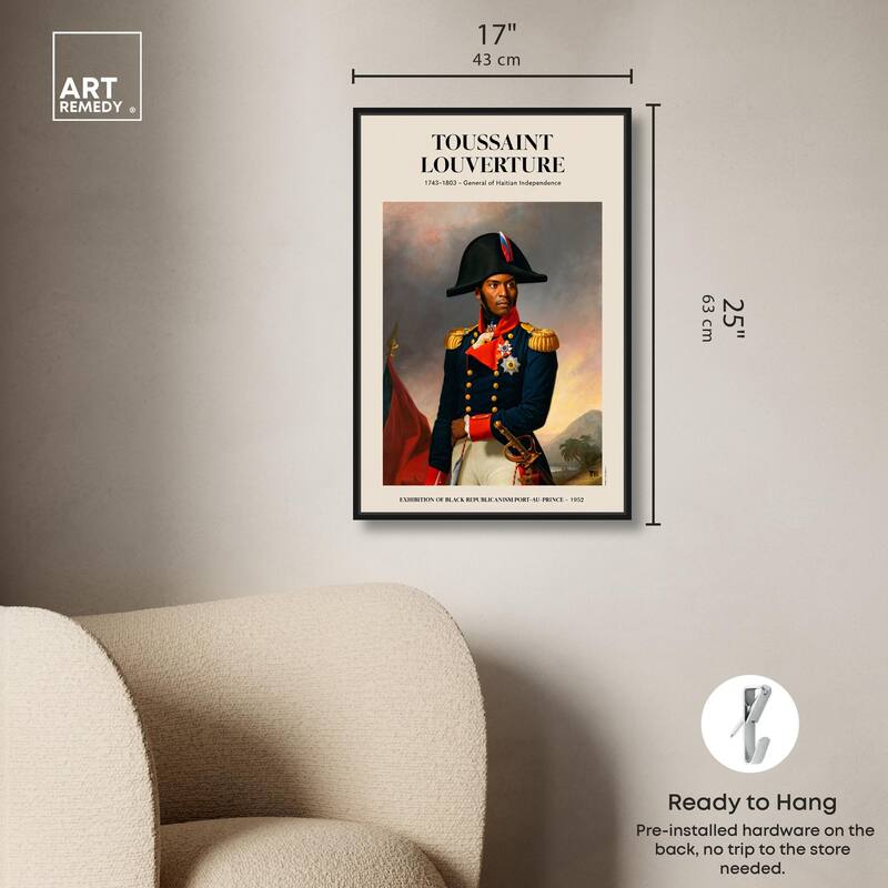 Toussant Louverture Canvas by Art Remedy