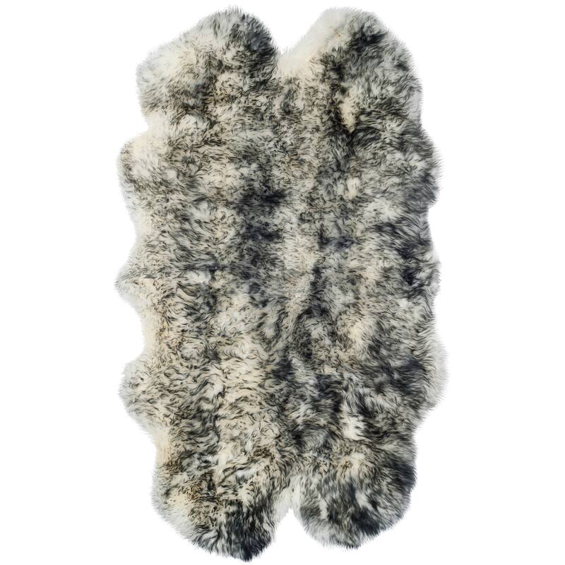 SAFAVIEH Handmade Natural Sheepskin Leanca 3.4-inch Thick Rug