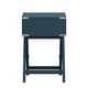 preview thumbnail 21 of 21, Kenton II X Base Wood Accent Campaign Table iNSPIRE Q Modern