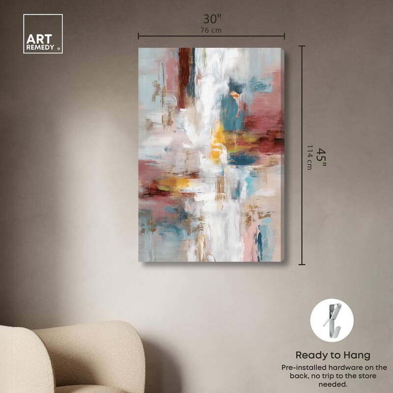 Warmth and cool III Canvas by Art Remedy, Gallery Wrapped