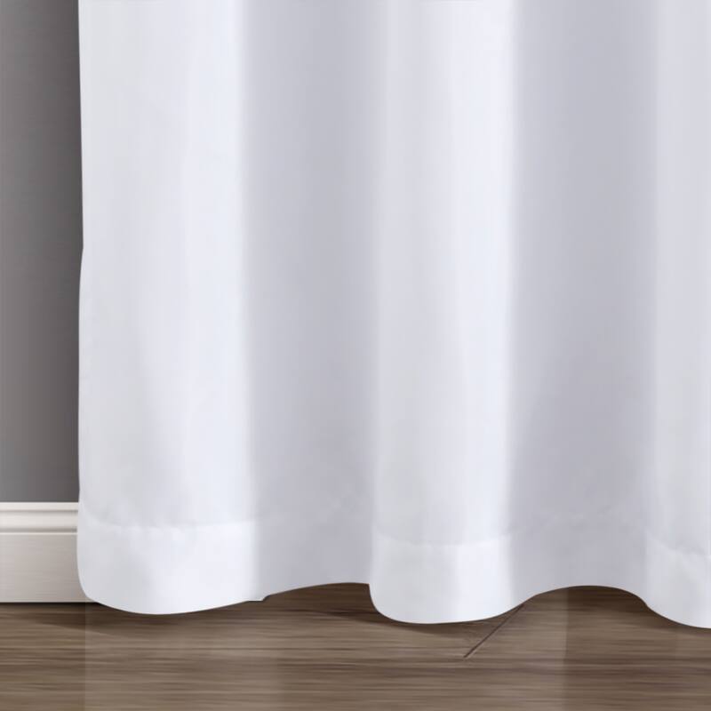 Silver Orchid Page Two-tone Faux Silk Glamorous Sequins Sparkle Single Curtain Panel