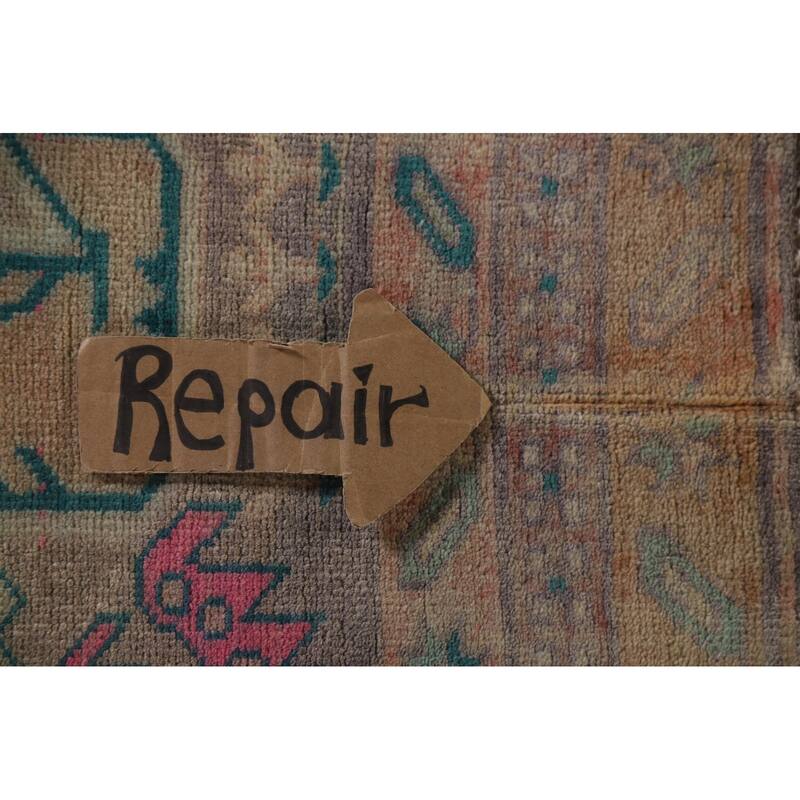 Hand Knotted Oriental 100% Wool Carpet Traditional Tribal Multi-Colored Ardebil Area Rug - 7' 4'' X 4' 0''