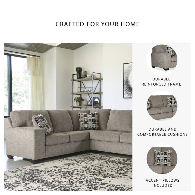 Ballinasloe 3-Piece Sectional- Platinum