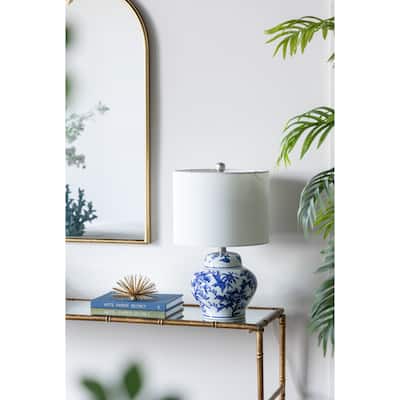 A&B Home Urn-Like Ceramic Vase Lamp