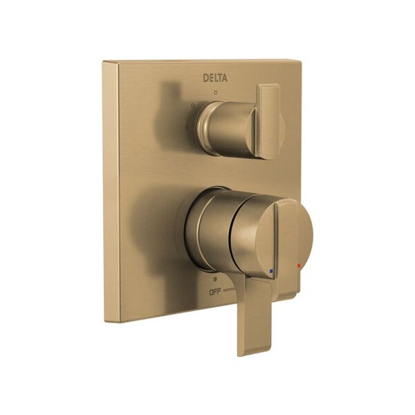 Delta T27867 Ara Monitor 17 Series Dual Pressure Balanced Valve Trim with Integrated Volume Control and 3 Function Diverter