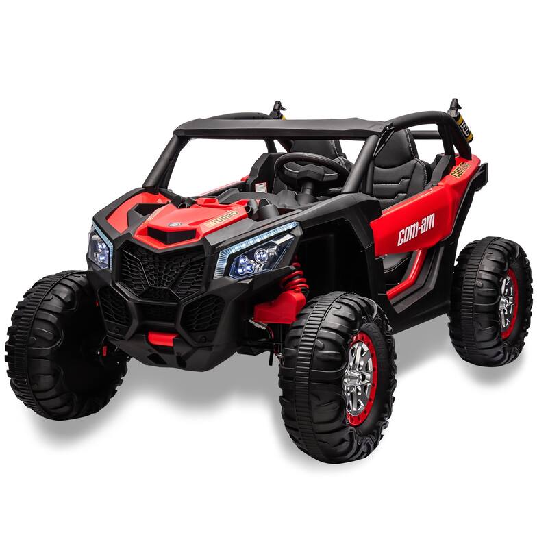 24v Electric Vehicle 2-Seater Kids Ride on UTV Car for Kids Best Gifts - Red