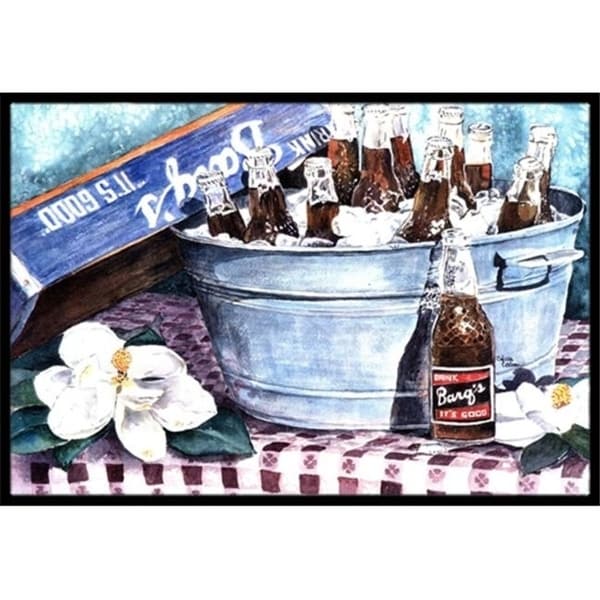 Carolines Treasures 1003JMAT 24 x 36 in. Barqs and old washtub Indoor Or Outdoor Mat