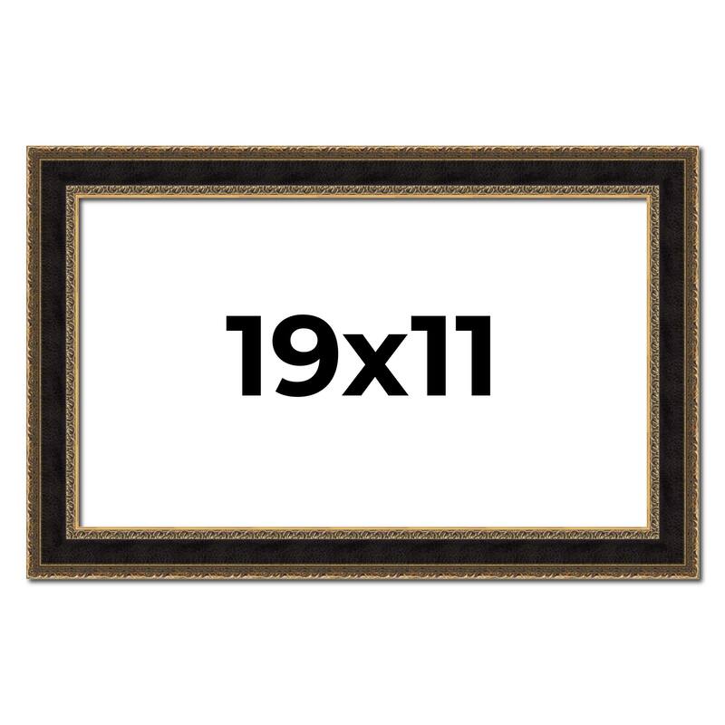 19x11 Frame Gold Antique Vintage Sold Wood Picture Frame | 1.75 Inch