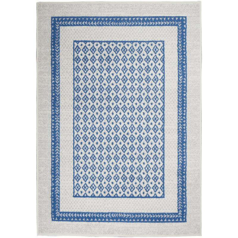 Nourison Whimsicle Geometric Moroccan Bordered Area Rug