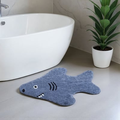 HomeRoots Juvenile/Youth Contemporary Novelty Area Rug - 40.00 in. x 25.00 in. x 0.30 in.