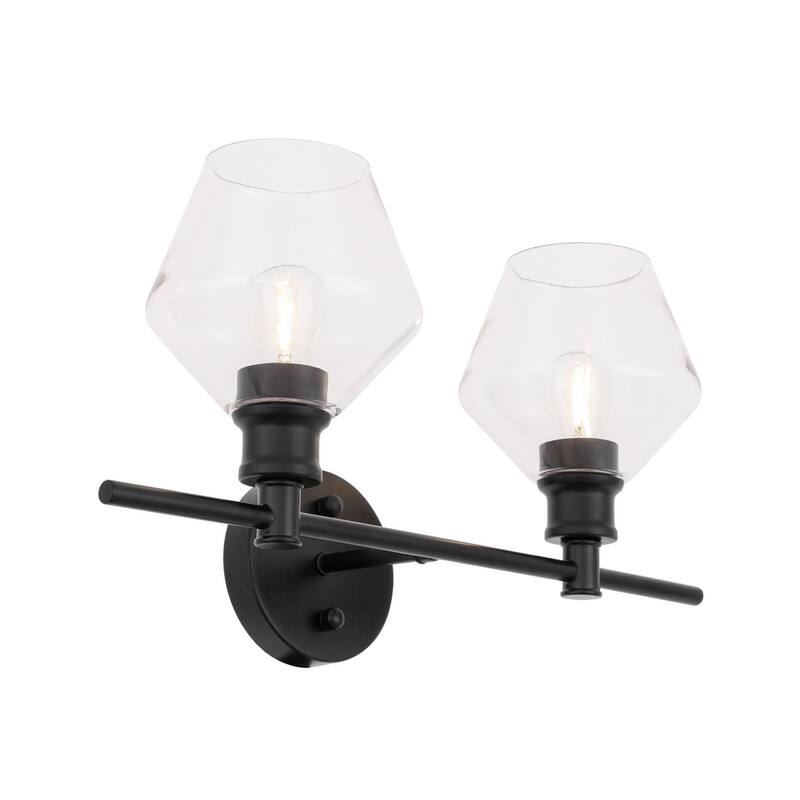 Gerald 2-Light Wall Sconce - 19.1/10.2 - 19.1/10.2
