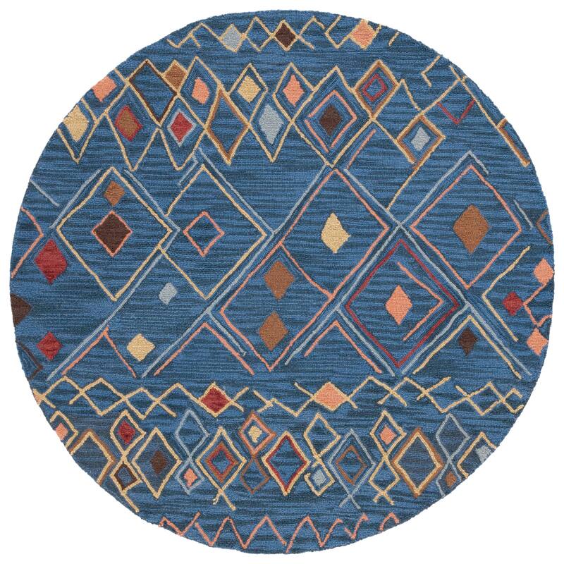 SAFAVIEH Handmade Suzani Dalmazia Boho Tribal Wool Rug