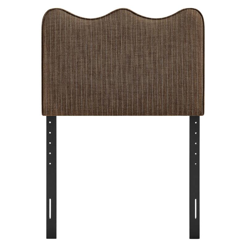 Athena Striped Fabric Upholstered Headboard