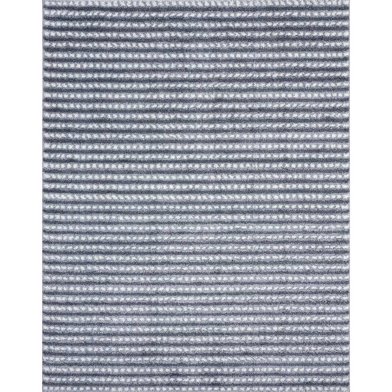 Augusta Shag Modern & Contemporary Stripe Indoor Area Rug