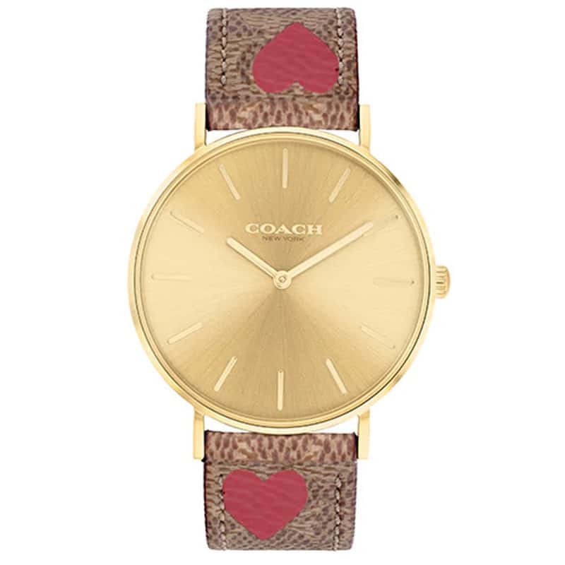 Coach Women's Perry Gold Gold Dial Watch - 14503886 - 6 (36)