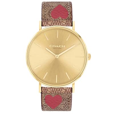 Coach Women's Perry Gold Gold Dial Watch - 14503886 - 6 (36)