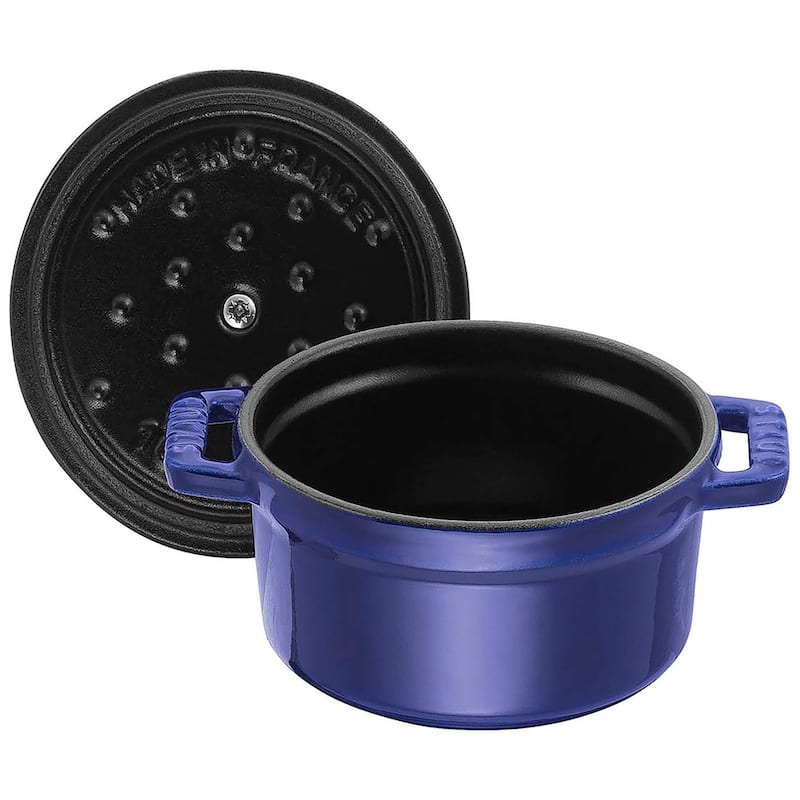 STAUB Cast Iron 0.25-qt Mini Round Cocotte