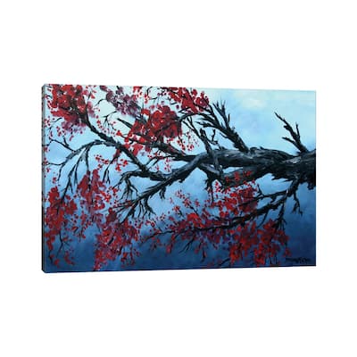 iCanvas "Japanese Cherry Blossom Flowers" by Derek McCrea Canvas Print
