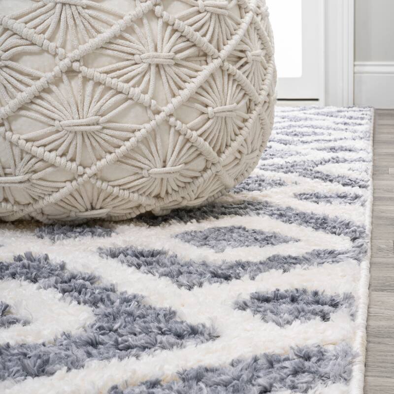 JONATHAN Y Monique Tropical Leaves Area Rug
