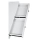 preview thumbnail 10 of 9, Gemma 48-inch 2-drawer Writing Desk White High Gloss