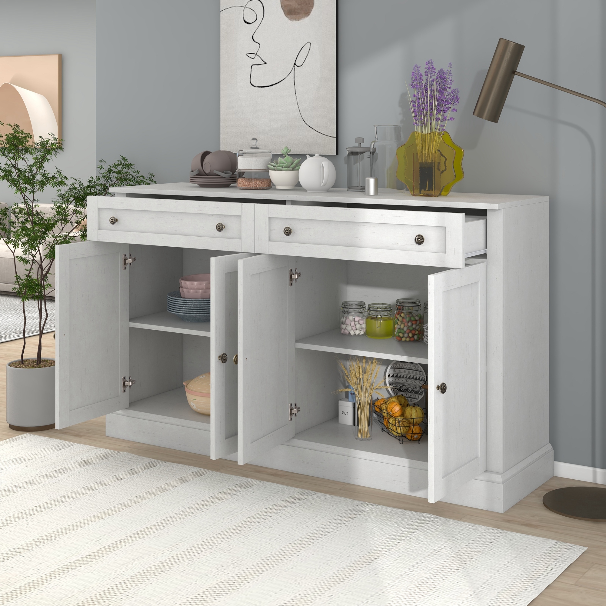Hallway cabinet with drawers online
