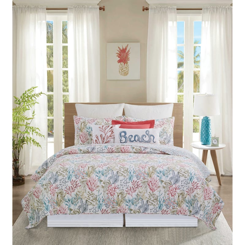Delphina Reef Cotton Quilt Set