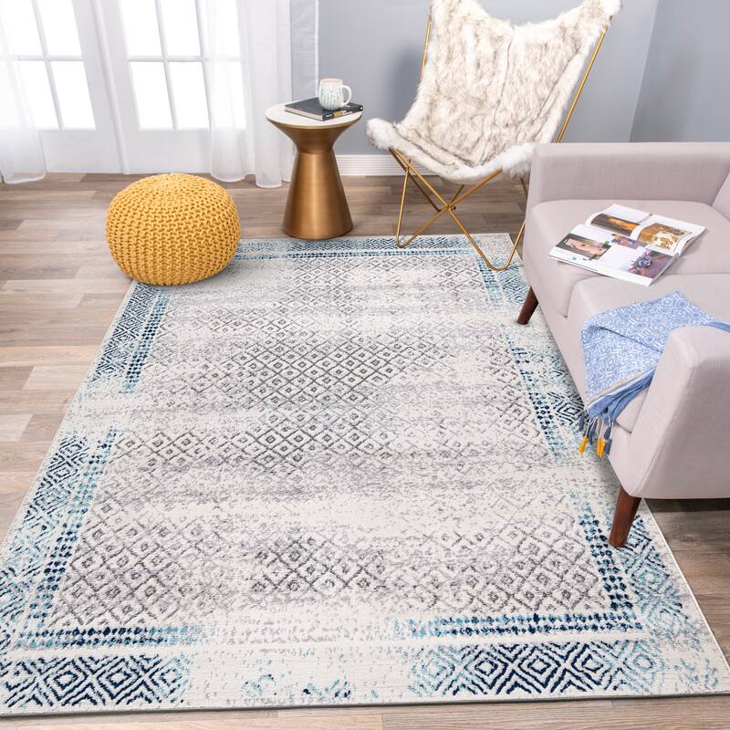 World Rug Gallery Bohemian Geometric Area Rug