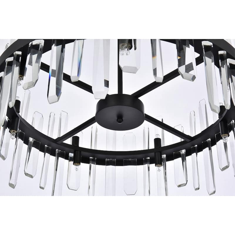 Indigo Home 25 inch crystal round pendant