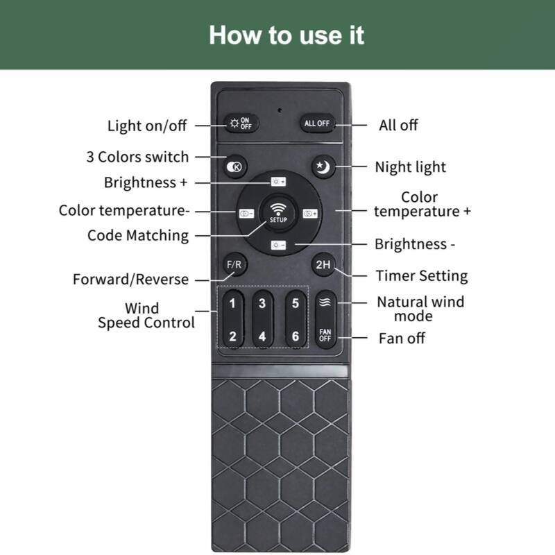 42 inch Black Wood Ceiling Fans with Lights and Remote, Modern Flush Mount Low Profile Ceiling Fan with Light, 6 Speed