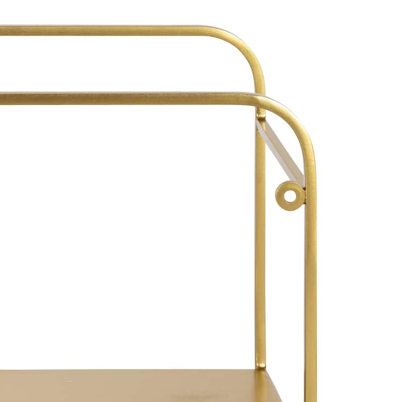 Kate and Laurel Emerline Wall Shelf Set - 2 Piece