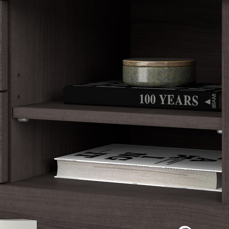 Hybrid Office Storage Cabinet with Drawers by Bush Business Furniture