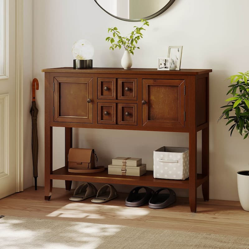Costway Buffet Sideboard Cabinet Entryway Console Table with 2 Doors - See Details