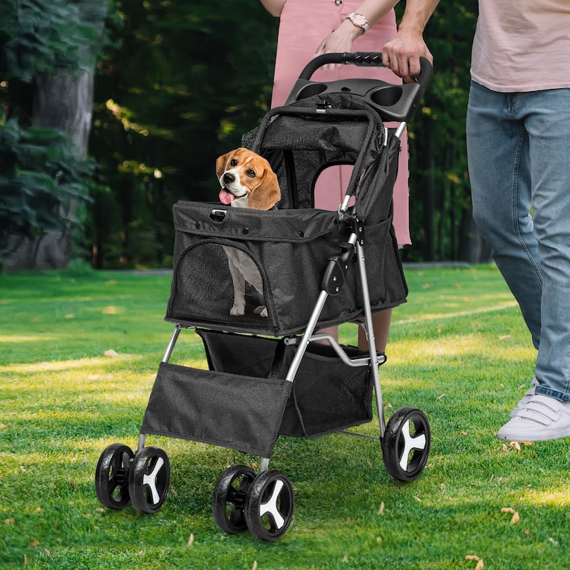 Moasis Pet Stroller with Latch Closure