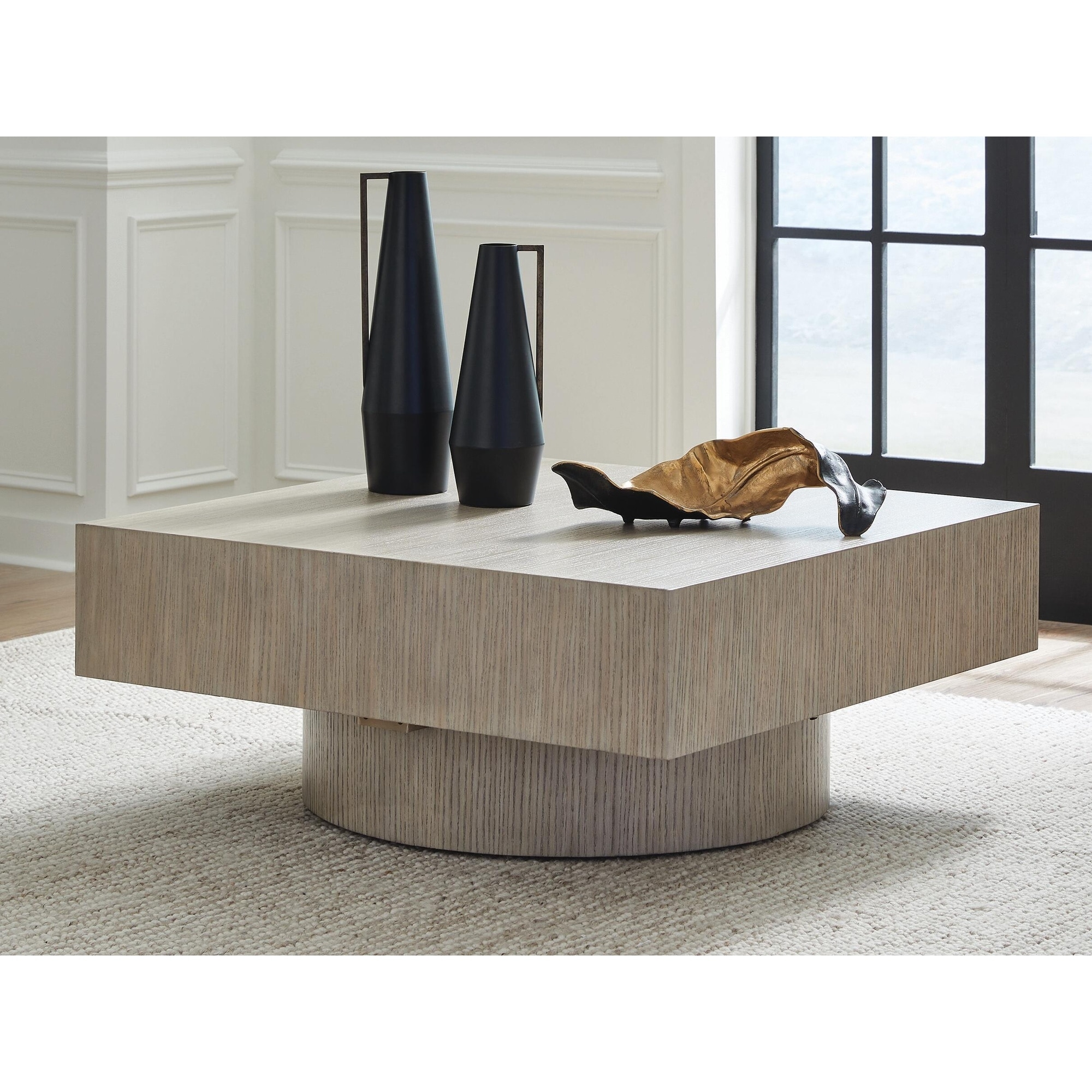 Signature Design by Ashley Jorielyn Brown Coffee Table - 42" W x 42" D x 18" H