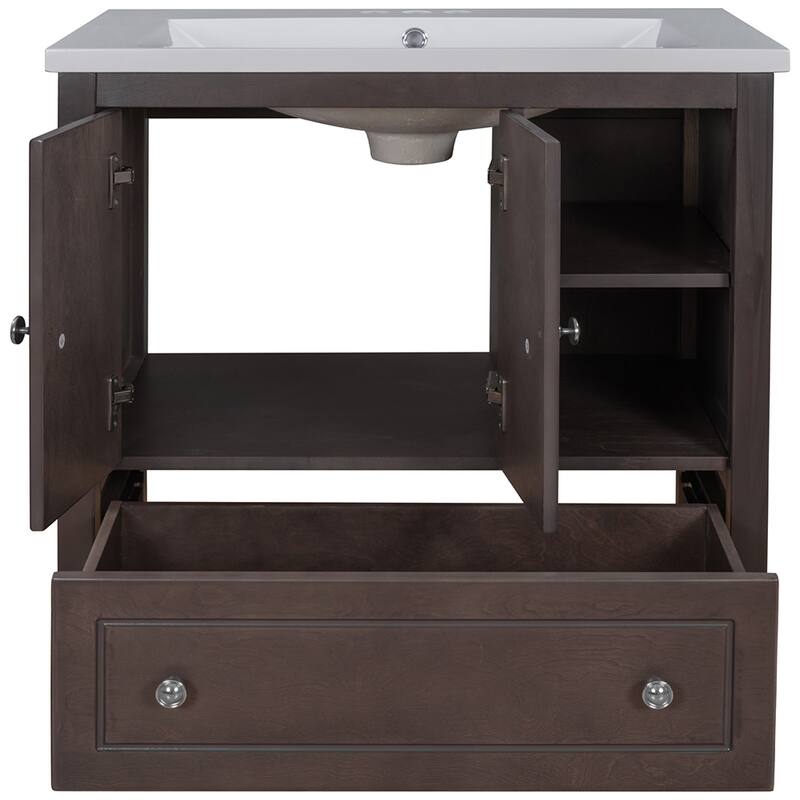 30" Bathroom Vanity with Sink Storage Cabinet and Drawers