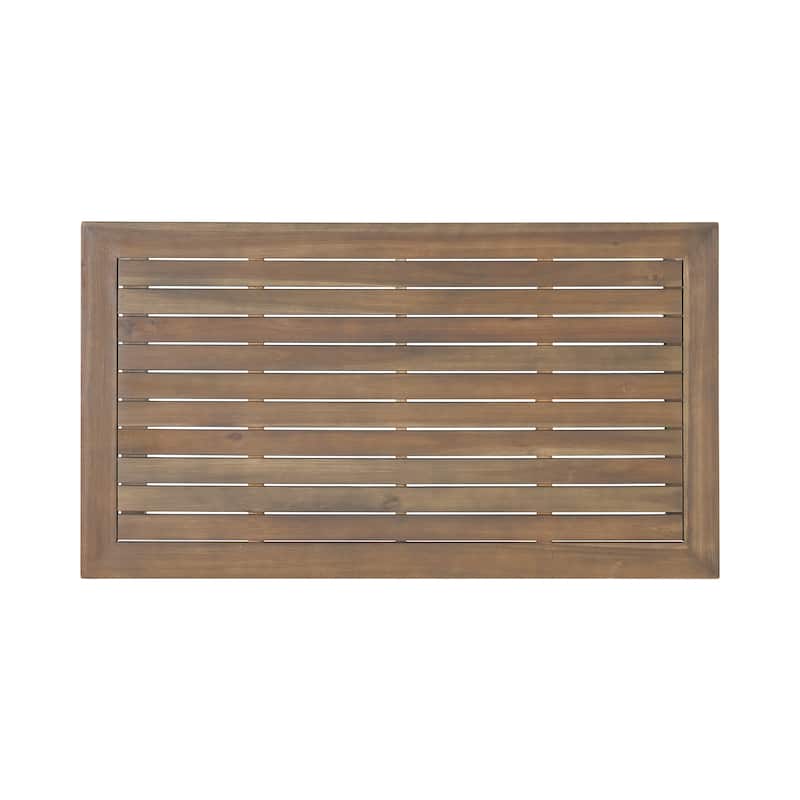 Belgian Outdoor 4-seater Acacia Wood Chat Set by Christopher Knight Home