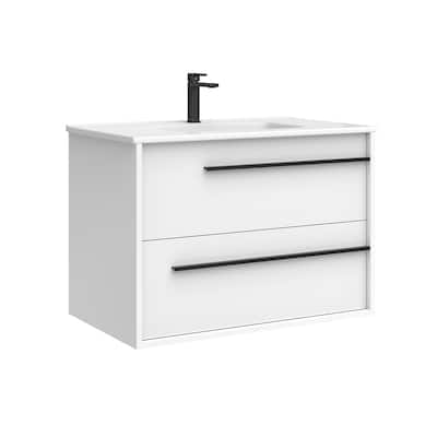 WS Bath Collections Lotus C80W Lotus 32" Free Standing Single Basin