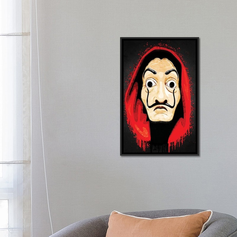 iCanvas "Money Heist" by Gab Fernando Framed Canvas Print