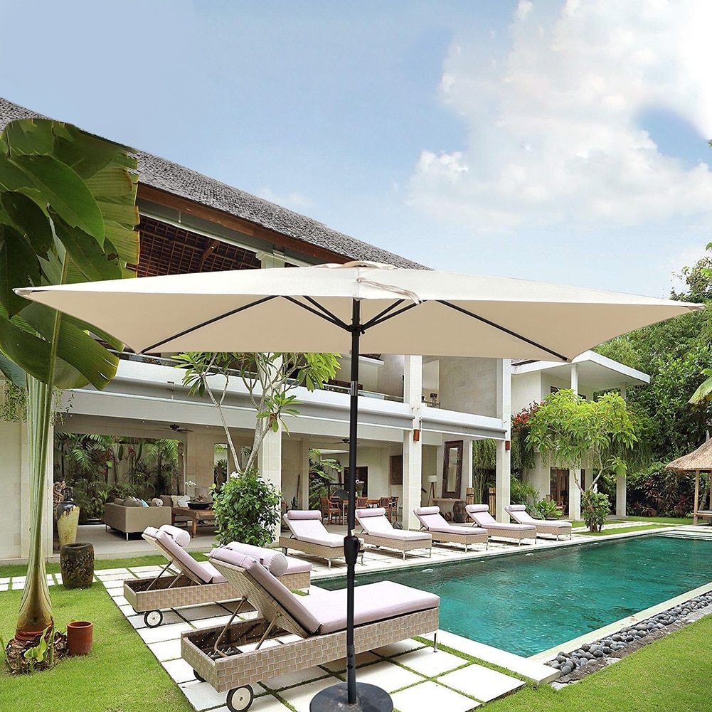 Patio Outdoor Waterproof Umbrella for Garden Backyard Swimming Pool