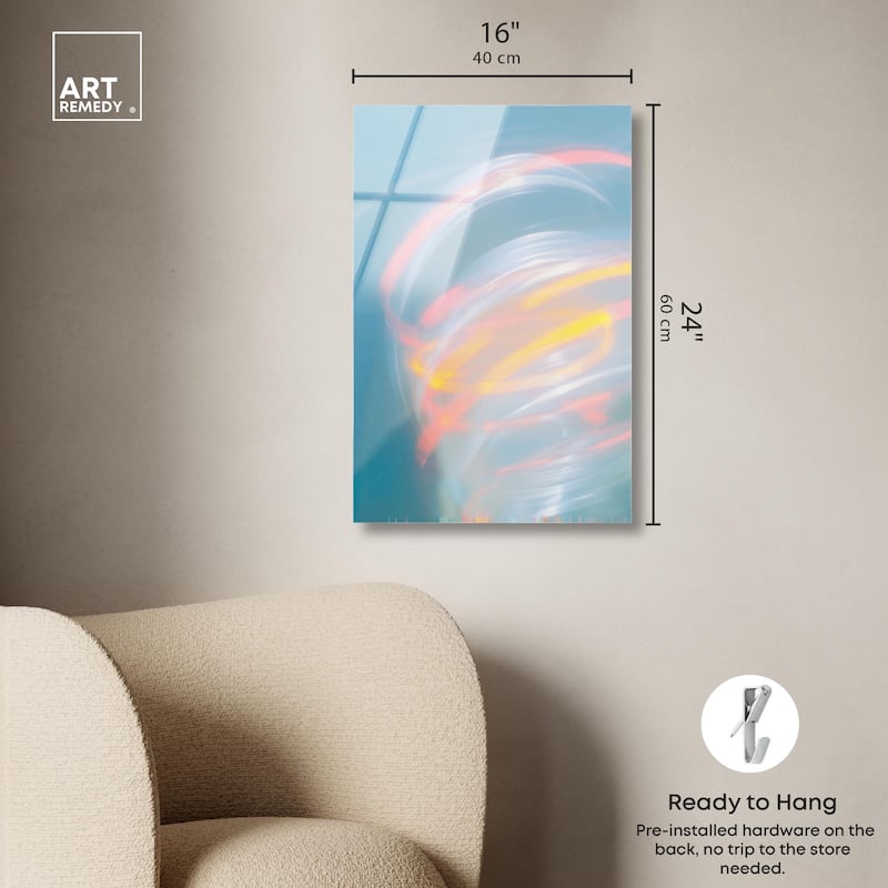 Swirling Light I Acrylic by Art Remedy, Ready to Hang