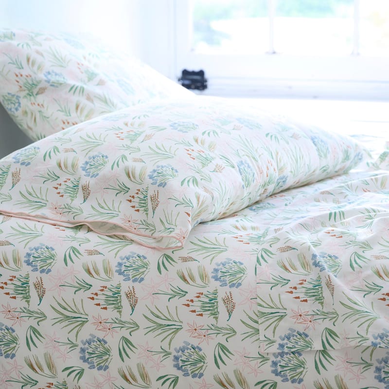 Novogratz by Utica Waverly Botanical Waverly White Sheet Set - Twin - White