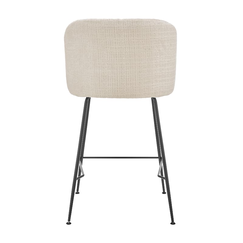 NPD Furniture Millie Fabric Counter Stool (Set of 2)