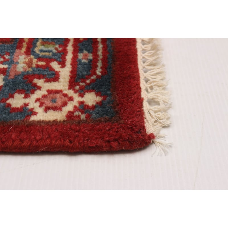 ECARPETGALLERY Hand-knotted Serapi Heritage Red Wool Rug - 2'7 x 17'8