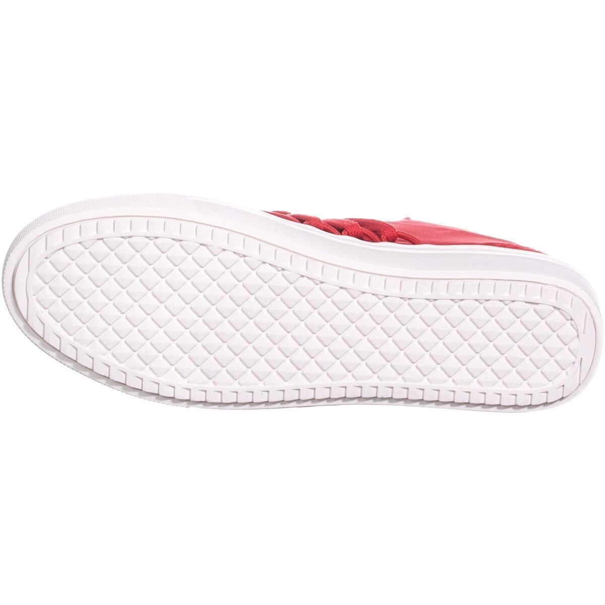 steve madden lancer sneaker red