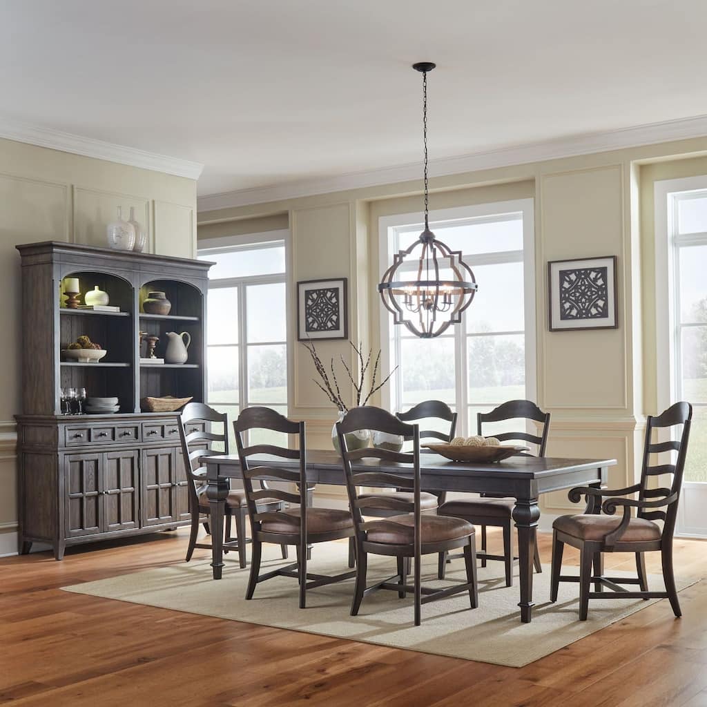 Paradise Valley 7 Piece Rectangular Table Set with 6 Chairs Alternate
